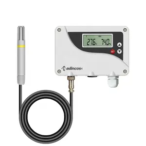 MTH800:0.3% Muur Type Digitale Lcd Display 0-5V/0-10VDC/4-20ma/RS485 Temperatuur En Vochtigheid Zender met 2M Remote Sensor