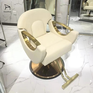 Fauteuil de Barbier Inclinable en Cuir de Luxe de Haute Qualité pour Salon de Coiffure – Fabrication Professionnelle - Product Image 3