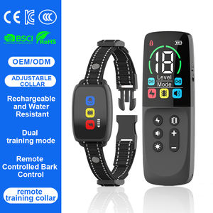 QCool İnsanlaşmış Akıllı Uzaktan Kumanda Su Geçirmez Şarj Edilebilir Davranış Eğitim Sistemi OEM Evcil Hayvan Eğitimi - Product Image 1