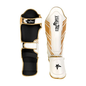 Espinilleras de cuero de alta calidad para entrenamiento de boxeo Recién llegado Espinilleras duraderas y protectoras Mejor venta Ropa de entrenamiento - Product Image 6
