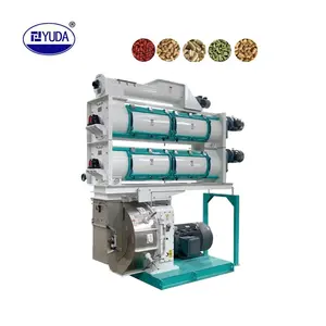 YUDA 8-22t/h Pato Conejo Oveja Animal Feed Pellet Machine Máquina de alimentación de pollo Máquina de procesamiento de alimentos