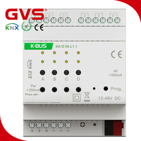 GVS KNX k-bus système de contrôle de l'éclairage de maison intelligente, Module de commande d'actionneur de variateur KNX 1-10V