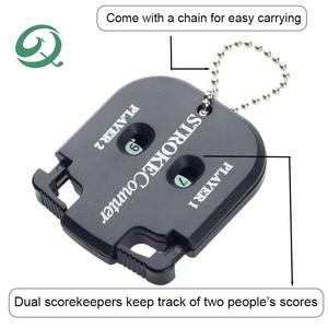 Precio de fábrica al por mayor Mini Golf Ball Shot <span class=keywords><strong>Clicker</strong></span> Counter Black Golf Score Keeper Handy Portable Golf Player Contador de golpes - Product Image 2