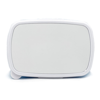 Boîte à bento en plastique écologique mignonne pour enfants et adultes, compatible micro-ondes, vierge pour sublimation, avec couvercles à double compartiment japonais