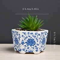 Pots à plantes succulentes en céramique, mini pots à fleurs mignons, petits supports pour plantes, conteneurs pour la décoration de la maison, du bureau et du jardin