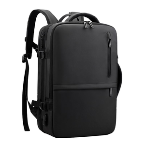 Sac à dos unisexe décontracté en tissu Oxford, imperméable, pour ordinateur portable, avec fermeture éclair, 20-39L, idéal pour l'école, avec logo imprimé de haute qualité, vente en gros - Product Image 1