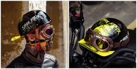 Nouveau casque demi-visage moto café Racer visage ouvert ABS plastique rétro casque de moto Har-ley casque de véhicule à moteur