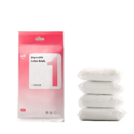 Pregnant women cotton maternity supplies postpartum ladies confinement underwear 4 packs of disposable underpants