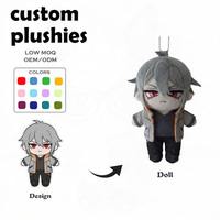 Porte-clés personnalisé en peluche sur le thème des jeux vidéo et de l'anime, poupée Jésus pour Kettlebell Plushie avec doublure en maille