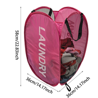 Panier de rangement pour vêtements sales imprimé double face de grande capacité bacs à linge pliables portables pour la maison