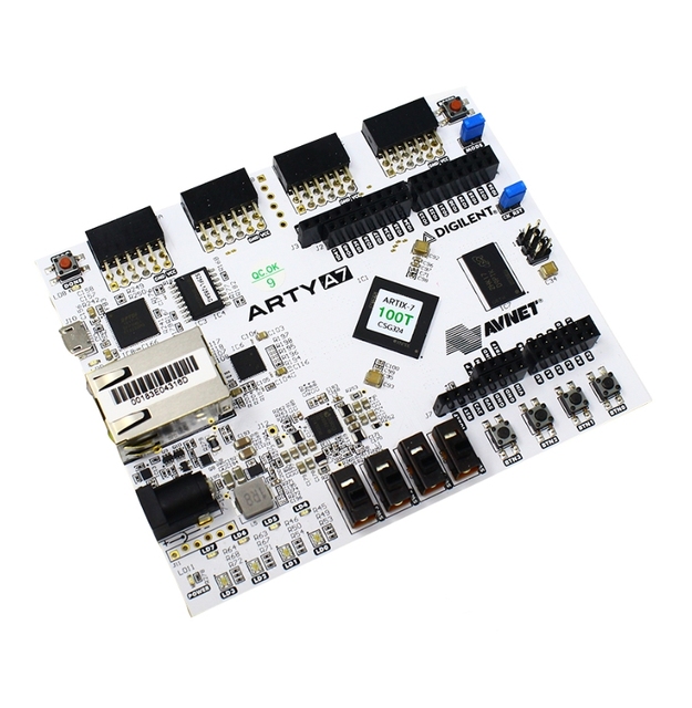 Digilent Arty A7-100T Development Board Kit Featuring Artix-7 FPGA Board