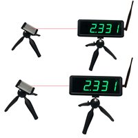 Timer Laser Nirkabel untuk Lari Lintasan dan Lapangan, Stopwatch untuk Sprint, Balap Sepeda Motor, Pengatur Waktu Induksi Inframerah