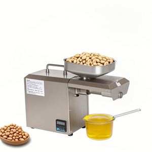 Presse à huile miniature pour usage domestique, 3 kg/h, petite, 800 W, en acier inoxydable, pour arachides, sésame, tournesol, graines de cacao - Product Image 1