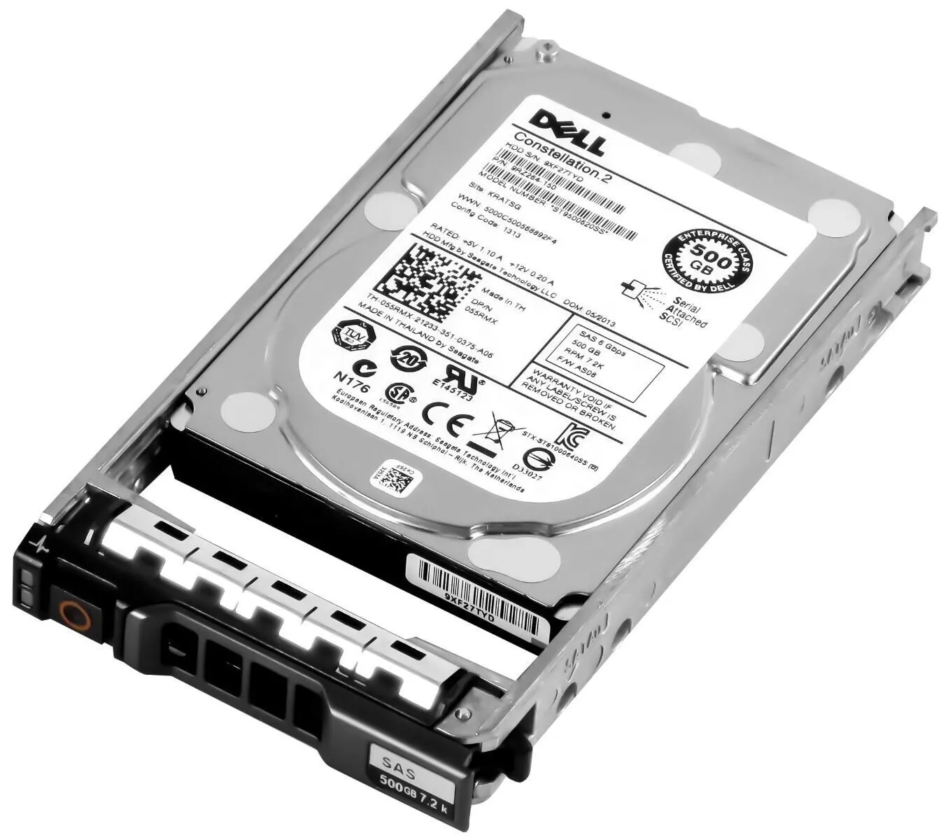 55RMX ST9500620SS 500GB SAS 6G 7.2K 2.5 64MB HDD