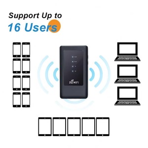Router WiFi Portátil 5G de Alta Velocidad con LED, OEM WiFi5 Tipo-C, Ranura para Tarjeta SIM, 5G CPE, 4400mAh - Product Image 3