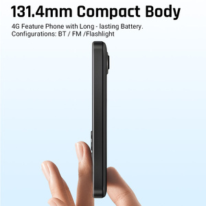 Teléfono Móvil 4G de 2.4 Pulgadas <span class=keywords><strong>para</strong></span> <span class=keywords><strong>Personas</strong></span> <span class=keywords><strong>Mayores</strong></span>, Batería de 1400 mAh, RAM de 48 MB, ROM de 128 MB, Radio FM, Linterna, Bluetooth, Teléfono Móvil Compacto y Resistente - Product Image 4