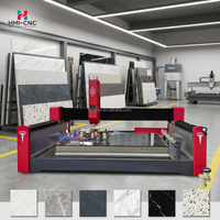 Machine de meulage de pierre CNC HMI 3 axes haute précision, pompe à engrenages, 12 outils, puissance 10 kW, garantie 3 ans pour marbre/granit