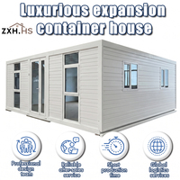 Casa Contenedor Expandible de 40 pies, Estilo Apartamento Hotel, 3 Dormitorios, 2 Baños, Construcción Modular Prefabricada, Fabricante OEM China