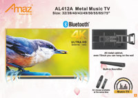 Untuk TV Musik Pintar LED LCD HD 65 Inci dengan Sistem Android untuk Hiburan Rumah