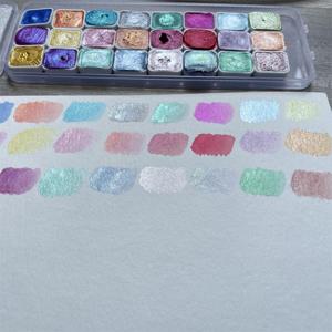 Long lanh màu nước sơn màu nước bột màu chrome màu sắc tố - Product Image 2