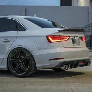 S3 A3คาร์บอนไฟเบอร์8V ปีกท้ายรถสปอยเลอร์สำหรับรถ Audi A3 S3 8V ซีดาน2013-2017สไตล์รถ - Product Image 6