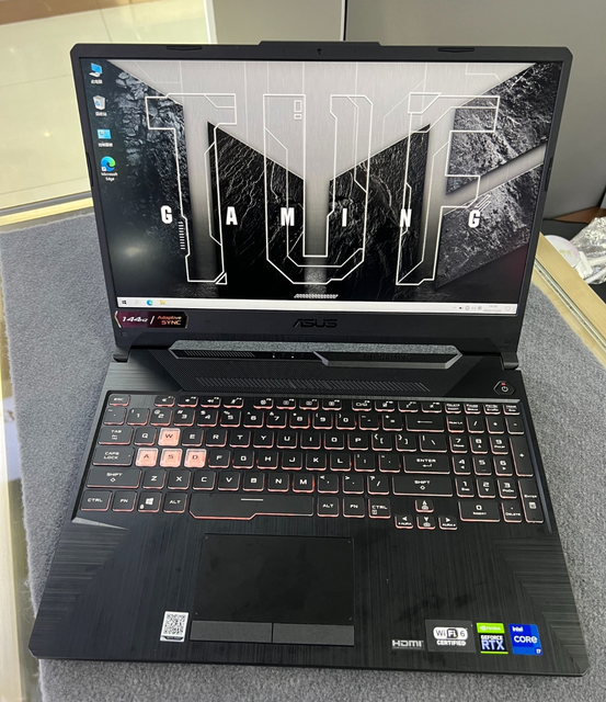 High Quality Gaming Laptop for Asus Tuf Gaming F15 Core I5 11th Gen 2.70ghz16gb Ram 512gb Ssd Rtx3050 15.6inch Used Notebook