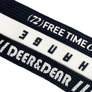 เชือกผูกรองเท้ากางเกงผ้าคอตตอนลูกไม้ผ้าโพลีเอสเตอร์สำหรับชุดกีฬากางเกงเชือกหูรูดแบบแบน - Product Image 5