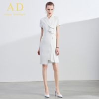 Robe plissée fendue avec poche avant – Fabricant de vêtements en gros, du prototype à la production (ODM/OEM)