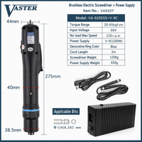 Tournevis électrique entièrement automatique à faible vitesse et couple élevé 20-65 kgf.cm avec interrupteur à induction sans contact pour ligne d'assemblage