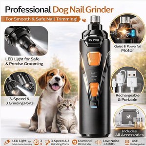 Kit <span class=keywords><strong>de</strong></span> Cortaúñas Eléctrico <span class=keywords><strong>para</strong></span> <span class=keywords><strong>Perros</strong></span> con Recortador Recargable <span class=keywords><strong>de</strong></span> Bajo Ruido <span class=keywords><strong>para</strong></span> <span class=keywords><strong>Perros</strong></span> y Gatos - Product Image 4