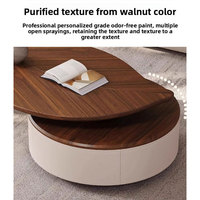 Table basse de forme irrégulière créative minimaliste moderne en gros pour petits appartements