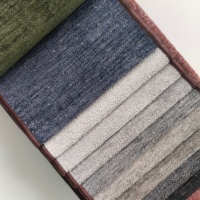 Tissu d'ameublement pour canapé en chenille, 100% polyester tissé, 360 GSM, poids moyen, résistant à l'abrasion, respirant, textile d'ameublement