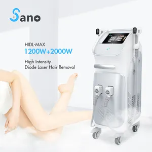 Professional Diode Laser Hair Removal Machine 808Nm Laser 1200W+2000W Equipment For Factory Sale