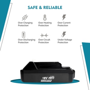 <span class=keywords><strong>Batterie</strong></span> de remplacement 100% authentique 3.0Ah pour Mak Itas 18V, compatible avec les batteries 18 volts BL1860B <span class=keywords><strong>BL1830B</strong></span> BL1815B - Product Image 4