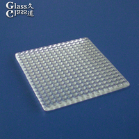 Lentille en verre borosilicaté linéaire pour projecteur et verre à lumière led