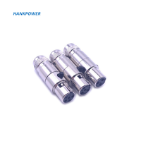 Métal MINI XLR 3 4 5 6 7 Noyaux Connecteur Xlr 3-7 Broches Mâle Femelle Plug Socket