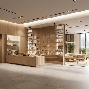 ตู้ไม้สำหรับจัดแสดงแบบใช้แสดงแบบสร้างสรรค์ดีไซน์แบบ2024 - Product Image 4