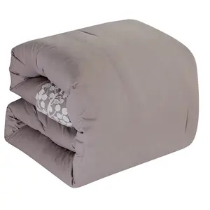 Bộ Ga Giường Sợi Vi Sợi 100% <span class=keywords><strong>Polyester</strong></span> Thiết Kế Theo Yêu Cầu Bộ Chăn Ga Gối Thêu Sang Trọng 7 Món - Product Image 3
