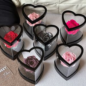 Rose éternelle fleur boîte ornement créatif bricolage <span class=keywords><strong>avis</strong></span> de mariage usine en gros pour <span class=keywords><strong>la</strong></span> saint valentin fête des mères plantes conservées - Product Image 2