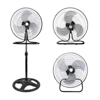 Ventilateur sur pied à batterie en stock, ventilateur de sol domestique, ventilateur tour sur pied en boîte ondulée
