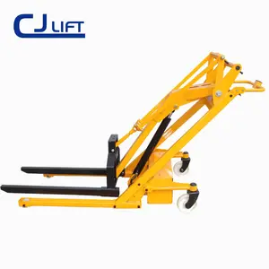 High Quality Curving Boom Loading and Unloading Truck 500KG 1.5m folding Crank arm loading and unloading truck