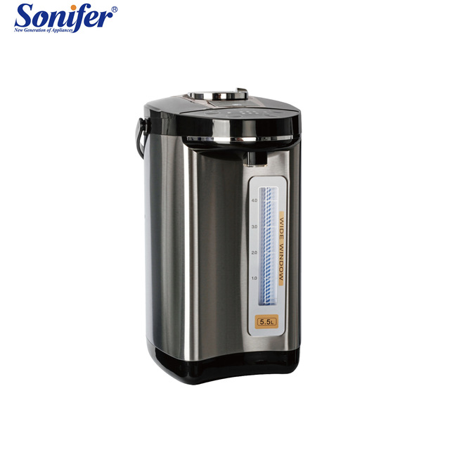 Sonifer SF-2107 New Home Use 5.5L Heating Thermo Water Kettle Stainless Steel air Pot Electric