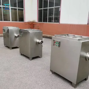 Picadora de carne industrial de acero inoxidable, picadora eléctrica alemana de pollo y pecho, a la venta