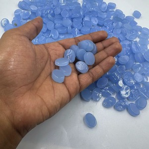 Offre Spéciale : Cabochon en Calcédoine Bleue Naturelle, Pierre Apaisante, pour Bijoux de Déclaration, Bagues, Pendentifs et Articles Cadeaux Exclusifs à Vendre - Product Image 5