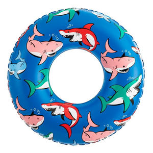 DB Blue Shark Inflatable Swim Tube Pool <b>Float</b> PVC Durable For Ages 9+ Resort Hotel Use - Product Image 1