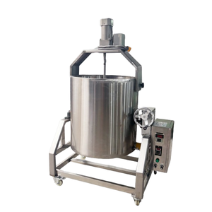 Nồi nấu công nghiệp bằng thép không gỉ 304 dung tích lớn, dùng gas, nấu súp ớt cà chua, có bộ khuấy - Product Image 5