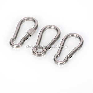 YD Wholesale Custom Safety Climbing D Shape Swivel Carabiner Keychain