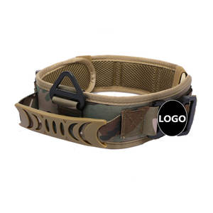 Nylon Heavy Duty ajustable doble hebilla de liberación rápida correas collares de perro servicio de perro grande Collar de perro táctico - Product Image 6