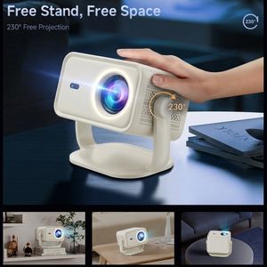 AOKANG P21 <span class=keywords><strong>Full</strong></span> <span class=keywords><strong>HD</strong></span> <span class=keywords><strong>1080P</strong></span> Smart <span class=keywords><strong>WiFi</strong></span> Android Home Theater Video <span class=keywords><strong>Proyector</strong></span> 360 grados giratorio portátil <span class=keywords><strong>Mini</strong></span> al aire libre 4K <span class=keywords><strong>Proyector</strong></span> - Product Image 4