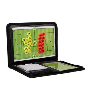 Juego de comando táctico de entrenador multiusos de diseño de Venta caliente, tablero táctico de enseñanza magnético portátil plegable para entrenamiento de fútbol